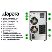 Sai Lapara 2000VA Online LCD esquema Sai Lapara 2000VA Online LCD esquema