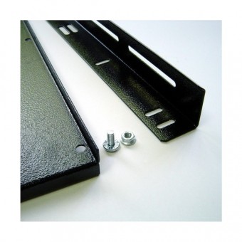 Bandeja rack 19" reforzada. Detalle del anclaje