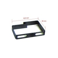 Brida pasacables rack 19" doble