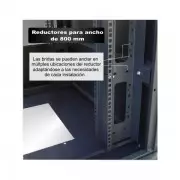 Brida pasacables rack 19" doble