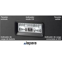 Sai  Lapara 850VA LCD Interactivo detalle pantalla