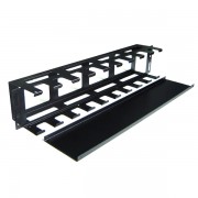 Panel Pasacable Rack 19" 2U tapa
