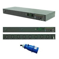 Regleta IP Rack PDU 1U 8 Salidas IEC C13 esquema
