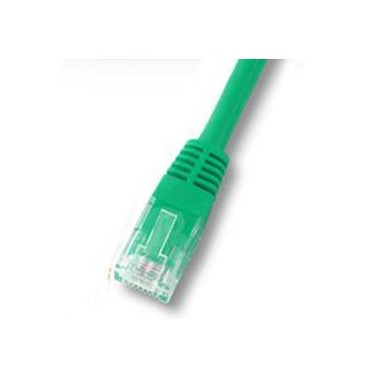 Latiguillo RJ45 Cat6 UTP 2m verde (detalle conector)