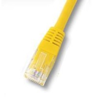 Latiguillo RJ45 Cat6 UTP 1m amarillo (detalle conector)