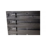 Tapa carátula ciega rack 1U plástico kit 6 Und