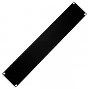 Tapa carátula ciega rack 19" 2U de metal