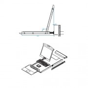 Consola KVM  rack 19" CyberView 17"