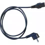 Cable eléctrico 230V Schuko a IEC hembra 2 m con bloqueo