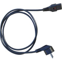Cable eléctrico 230V Schuko a IEC hembra 2 m con bloqueo