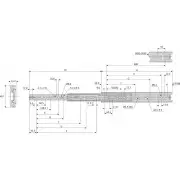Guia extraible telescopica DZ3832 (par)