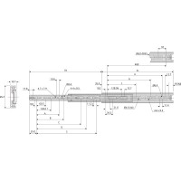 Guia extraible telescopica DZ3832 (par)