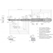 Guia extraible telescopica DZ9308 (unidad)