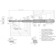 Guia extraible telescopica DZ9308 (unidad)