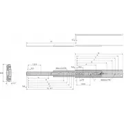 Guia extraible telescopica DZ3307 (par)