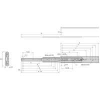 Guia extraible telescopica DZ3307 (par)