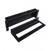 Caja de carril DIN 3U formato rack 19"