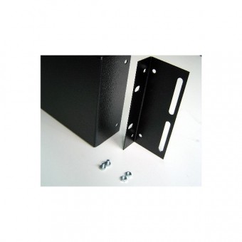 Caja de carril DIN 3U formato rack 19" detalle