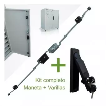 Kit de maneta para rack con varillas