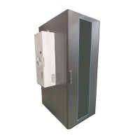 Aire Acondicionado EGO 2000W sobre rack Imserv - Frontal y lateral