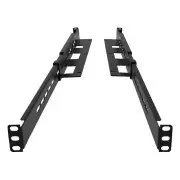 Guía ajustable rack 19" 470mm - 800mm fijación frontal