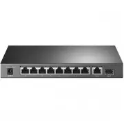 Switch TP-Link Sobremesa 10 puertos Gigabit 8 port POE 