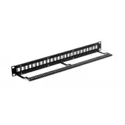 Patch panel vacio rack  1U  24 x Modulos Keystone