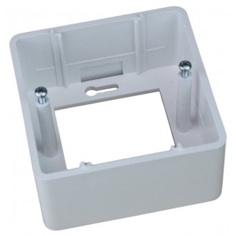 Caja de superficie 1 X Rj45 Keystone 80 x 80 abierta
