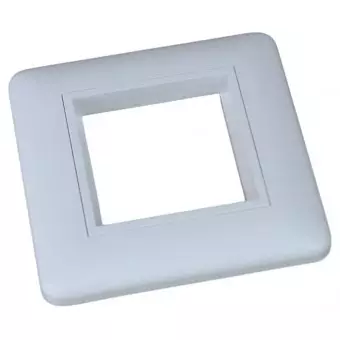 Caja de superficie 1 X Rj45 Keystone 80 x 80 abierta