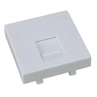 Caja de superficie 1 X Rj45 Keystone 80 x 80 placa