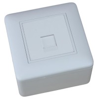 Caja de superficie 1 X Rj45 Keystone 80 x 80