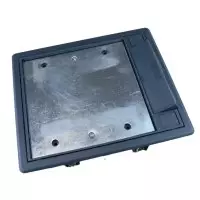 Caja para suelo  4 X Rj45 Keystone con 2 x Schuko blanco y 2 x Schuko rojo