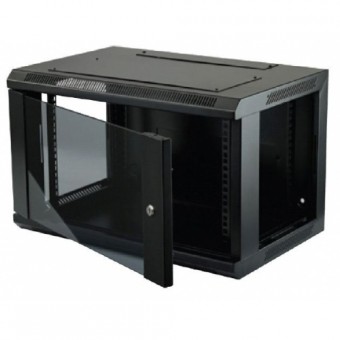 Rack mural 9U 600 x 600 Excel Environ abierto