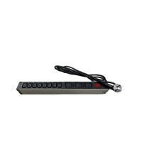 Regleta rack 19" con 8 x tomas IEC C13 y 3 X IEC C19 con interruptor