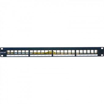 Patch panel vacio rack 1U 24 x Modulos Keystone Excel