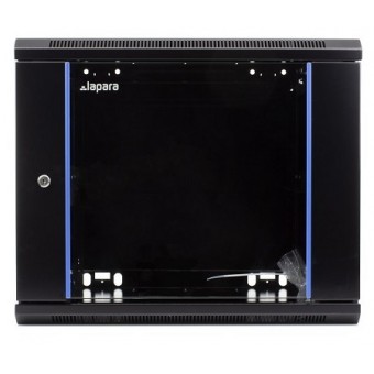 Armario rack mural  9U 600 x 450 cristal frontal