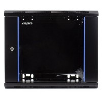 Armario rack mural  9U 600 x 450 cristal frontal