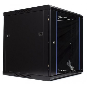 Rack mural 12U 1C 600 x 450 negro Lapara Networking