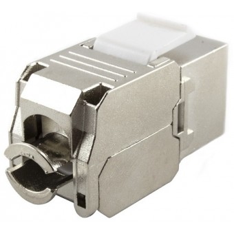 Modulo hembra RJ45 Cat 6 FTP tipo Keystone vista trasera