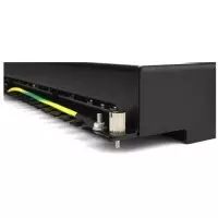 Patch panel rack 1U Cat 6 FTP. Vista detalle trasera