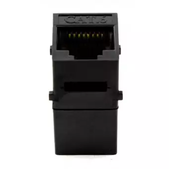 Adaptador doble hembra RJ45 Cat 6 UTP tipo Keystone