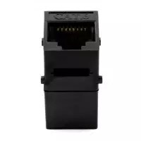 Adaptador doble hembra RJ45 Cat 6 UTP tipo Keystone