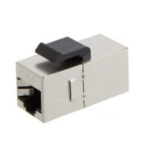 Adaptador doble hembra RJ45 Cat 6 FTP tipo Keystone