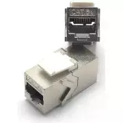 Adaptador doble hembra RJ45 Cat 6A FTP tipo Keystone Lapara Networking