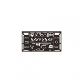 Sai 10000VA 10KVA Online Lapara detalle pantalla Sai 10000VA 10KVA Online Lapara detalle pantalla