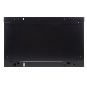 Rack mural 6U 1C 600 x 450 negro vista trasera