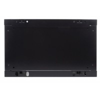 Rack mural 6U 1C 600 x 450 negro vista trasera