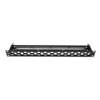 Patch panel rack 1U vacio 24 puertos UTP