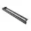 Patch panel rack 1U vacio 24 puertos UTP Lapara Networking