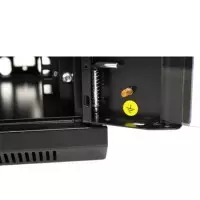 Rack mural 9U detalle caja detalle toma de tierra